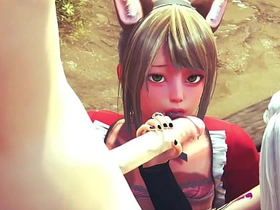 Yaoi Femboy - Threesome Femboys Hard Sex - Sissy crossdress Japanese Asian Manga Anime Game Porn Gay gay asian model porn