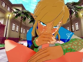 Zelda Genshin Impact Yaoi - Link x Tartaglia POV Handjob Blowjob and Fucked - Japanese asian manga anime game porn gay gay naked chinese muscle porn