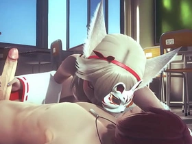 Yaoi Femboy - Fox Femboy having sex in class - Sissy crossdress Japanese Asian Manga Anime Film  Game Porn Gay twitter gay porn asian