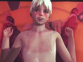 Yaoi femboy Kitten POV Handjob and fucked in his room - Japanese sissy boy glasses asian gay porn