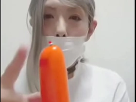 女装子 - ちあみ おしりでソーセージを食べます gay porn thick chinese