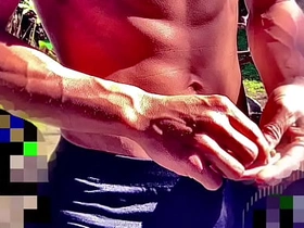 前編【個人撮影】逞しい肉体、日本の消防士の乳首、痛みと快感の板挟みで涎を垂らしながらチンポをしごく変態映像…！ pinoy gay porn chupa