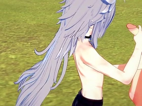 Genshin Impact Yaoi - Razor Handjob and fucked by Diluc - Japanese Asian manga anime game porn gay korean gay porn website