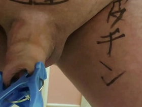 洗濯バサミの入る包茎粗チンデブ　その2 asian sport gay porn