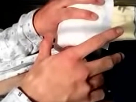 Asian boy playing his fat cock in kitchen- Part 1 gay sex porn pinoy