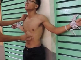 Asian boy gutpunch young gay chinese boy porn