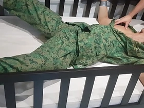 Asian Soldier Edged chinese gay porn starts