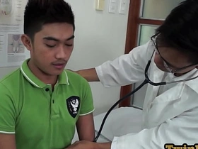 Gay doctor seduces nympho Asian patient in medical room asian gay porn japanese