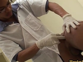 Asian pissing twink barebacked by doctor after anal exam yuta gay porn japanese