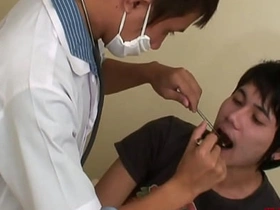 Slim Asian patient barebacked by doctor for cumshot japanese gay spanking porn