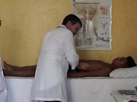 Asian patient anal licked while threeway breeded by doctors japanese gay rough porn