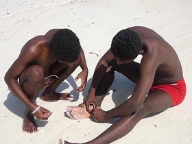 Black Twinks Sameul and Wilson Bareback asian gay porn romantic